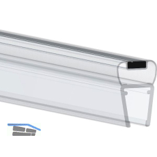REHAU Magnetprofil 180� f�r 6 - 8mm,ohne Anschlag, 2500mm,Kunststoff transparent