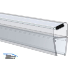 REHAU Magnetprofil 135� f�r 6 - 8 mm, 2010 mm, Kunststoff transparent