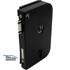 Schloss JUNIOR OFFICE PZ mit Wechsel, rechts, schwarz matt RAL 9005 (11.261)