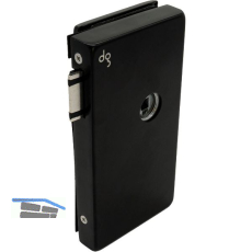 Schloss JUNIOR OFFICE CLASSIC unversperrt,rechts,schwarz matt RAL9005 (11.285)