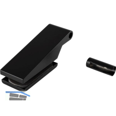 DORMA-Glas Bandoberteil mit H�lse Studio Classic 10.021, schwarz matt