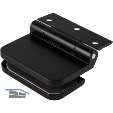 DORMA-Glas T�rband m. Rahmenteil Junior Office 12.090, Glas 8-10 mm,schwarz matt