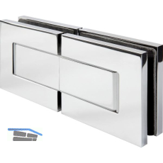 DORMA-Glas Duscht�rband MORANO S1 180� Glas-Glas, Messing glanzverchromt