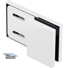 DORMA-Glas L�ngsverbinder 180� Glas-Wand MORANO S1,S1XL/TANORA S1,S2,verchromt