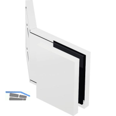 DORMA-Glas Winkelverbinder 135�Glas-Wand MORANO S1,S1XL/TANORA S1,S2,verchromt