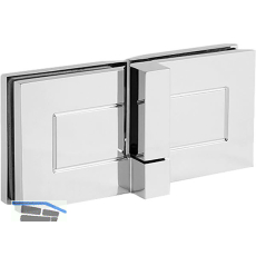 DORMA-Glas Duscht�rband TANORA S2 180� Glas-Glas, rechts, Messing glanzverchromt