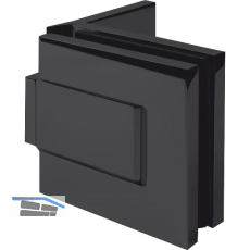 DORMA-Glas Duscht�rband MORANO S1 XL 90� Glas-Wand,Messing schwarz matt RAL 9005