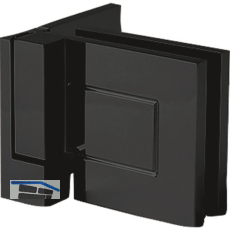 DORMA-Glas Duscht�rband TANORA S2 90� Glas-Wand, links, Messing schwarz matt