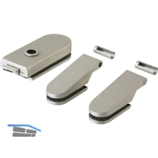 Beschlagsgarnitur Studio Rondo unversperrbar, Edelstahl-Effekt (10.101)