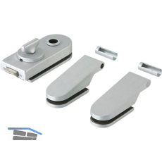 Beschlagsgarnitur Studio Rondo,WC, silber eloxiert (10.106)