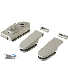 Beschlagsgarnitur Studio Rondo, WC, Edelstahl-Effekt (10.106)