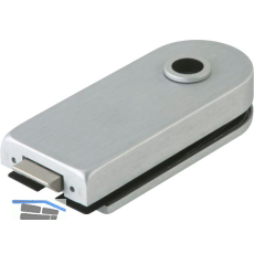 Schloss Studio Rondo unversperrbar, Glas 8 mm, silber eloxiert (10.200)