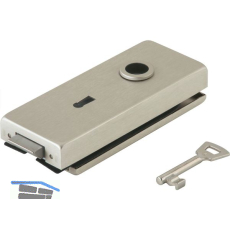 Schloss Studio Classic BB m. 2 Schl�sseln, Glas 8 mm, Edelstahl-Effekt (10.004)