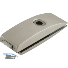 Schloss Studio ARCOS unversperrbar, Glas 8 mm, Edelstahl-Effekt (24.200)