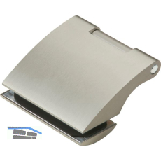 DORMA-Glas T�rband Fl�gelteil Arcos Office 25.230, Glas 8-10 mm,Edelstahl-Effekt