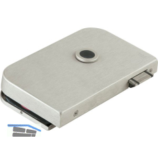 Schloss JUNIOR OFFICE unversperrbar, links, Edelstahl-Effekt (11.264)