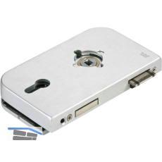 Schloss Junior Office PZ m. Wechsel, links, silber eloxiert (11.200)