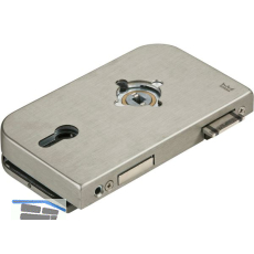 Schloss Junior Office PZ m. Wechsel, links, Edelstahl-Effekt (11.200)