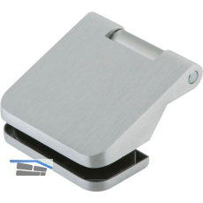 DORMA-Glas T�rband Fl�gelteil Junior Office 11.230, 38,5 mm, silber eloxiert