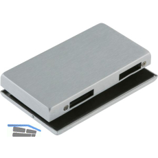 Gegenkasten Junior Office 11.286, links, Aluminium silber eloxiert