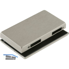 Gegenkasten Junior Office 11.286, links, Aluminium Edelstahl-Effekt