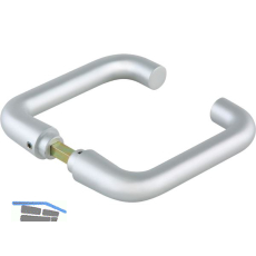 DORMA-Glas Dr�ckerpaar 10.301, 8 mm, silber eloxiert