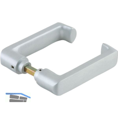 DORMA-Glas Dr�ckerpaar 10.314, 8 mm, silber eloxiert