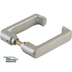 DORMA-Glas Dr�ckerpaar 10.314, 8 mm, Edelstahl-Effekt