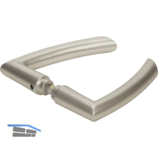 DORMA-Glas Dr�ckerpaar 24.301, 8 mm, Edelstahl-Effekt