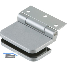 DORMA-Glas T�rband m.Rahmenteil Junior Office 12.090,Glas 8-10mm,silber eloxiert