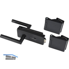 Beschlagsgarnitur Classic PZ, Aluminium schwarz RAL 9005