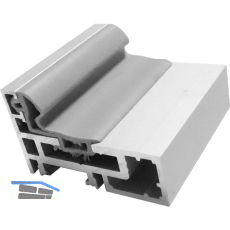 Zargenprofil AL-Basis-D silber eloxiert