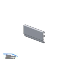 Clipprofil AL-Clip-D silber eloxiert