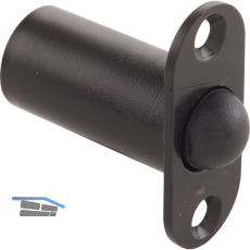 T�rschnapper mit Rundfalle, Kunststoff schwarz (12.305)