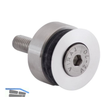 Glaspunkthalter Senk 30, 8 - 20 mm Glas, Edelstahl/Aluminium