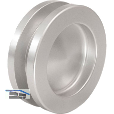 Muschelgriffpaar rund � 65mm, f�r TS 8-10 / 38-45mm, Aluminium silber eloxiert