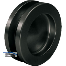 Muschelgriffpaar rund � 65mm, f�r TS 8-10 / 38-45mm, Aluminium schwarz matt