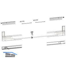 GU-966/200 PSK Profilbeutel, L=4460 mm, silber