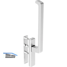 GU-966 PSK mZ Drehgriffgarnitur DIRIGENT innen, ohne PZ, silber