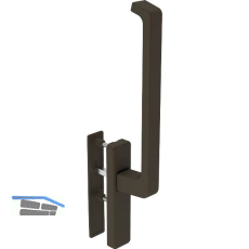 GU-966 PSK mZ Drehgriffgarnitur DIRIGENT innen, ohne PZ, dunkelbraun