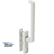 GU-966 PSK mZ Drehgriffgarnitur DIRIGENT innen, mit PZ, wei�