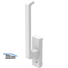 GU-966 Getriebe-Drehgriff DIRIGENT, Aussperrsicherung, wei�, links