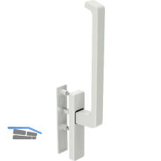 GU-966 PSK mZ Drehgriffgarnitur DIRIGENT innen, ohne PZ, wei�