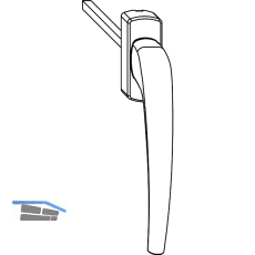 MACO SKB-Z Drehgriff innen, VK 8x40 mm, Aluminium bronze eloxiert