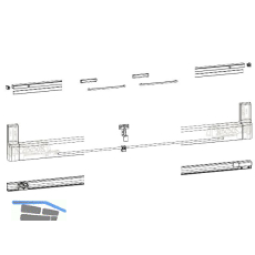 GU-966/150 PSK Profilbeutel, L=2460 mm, wei�