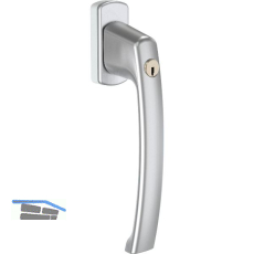 MACO SKB-S/SE/PAS Drehgriff sperrbar, ohne Vierkant, Alu silber eloxiert