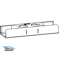 GU Schlie�platte, Eurofalz 30x8 mm, 13V, Zink silber