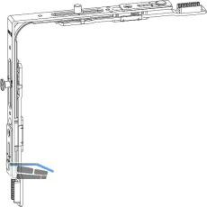 GU Eckumlenkung f�r Verschluss�berwachung 1PZ/1MZ, VDS-Klasse B/C/Wechselkontakt