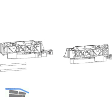 GU-966/150 Grundkarton Tandemlaufwagen, rechts, 150 kg