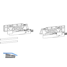 GU-966/200 Grundkarton Tandemlaufwagen, links, 200 kg